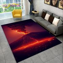 3D ugnikalnio lavos magmos kilimas didelis, kilimas svetainei, miegamajam, sofai, prie durų dekoracija, neslystanti kilimėlis vaikų žaidimams, dovana 40x60cm(15x23in)