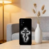 O-Orthdox C-Cross Icon Phone Case For Samsung S25,S24,S21,S22,S23,S30,Ultra,S20,Plus,Fe,Soft Silicone Black Cover Samsung S20fe
