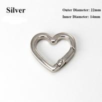 1pc O Ring Keyring With Diamonds Metal Spring For Keychain Pendant Bag Key Accessories Jewelry Making Supplies Charm Material