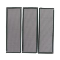 3Pcs PVC Dust Filter Universal DIY I/O Shield Back Plate Dustproof Cover for Computer Chassis gray