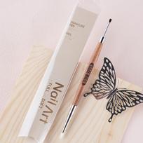 Dual-Ended Nail Carving Gel Pen: Silicone Scraper, Embosser, and Painting Tool for Salon-Quality Nail Art