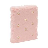 Dienoraštis su spynele ASTRABAG Fluffy Pearls, A5, 70 g/m2, 96 l., rožinės sp. - Nėra Autoriaus