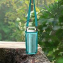 Water Bottle Carrier Holder Beach Bag Sleeve for Walking Gym violetinė