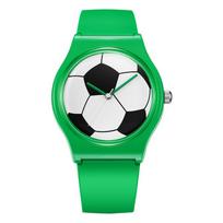 Madingi unisex laikrodžiai vyrams moterims laisvalaikio futbolo modelio dizainas vyriški laikrodžiai vandeniui atsparus 3 barų guminis dirželis sportinis lauko dovanų laikrodis