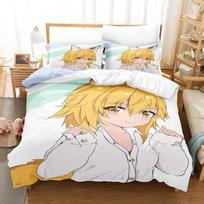 3D Print Anime The Helpful Fox Senko San Bedding Set Single Twin Full Queen King Size Bed Set Adult Kid Bedroom Duvet cover Sets 70x133cm 2pcs