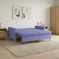 Ištraukiama sofa-lova Džinsinės mėlynos Audinys