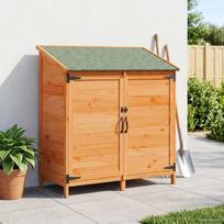 Sodo Sandėlys Ruda 106,5 x 56 x 113,5 cm Kietasis pušinis medis