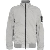 Stone Island SS25 Dervos Nailono Vėjui ir Vandeniui Atsparus Užtrauktuko Apykaklės Striukė Vyriška Striukė Šviesiai Mėlyna K1S154100037S0A23-V0061 XL