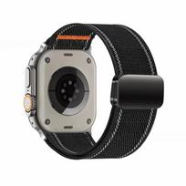 Nylon loop For Apple Watch Ultra 2 3 band 49mm 44mm 46mm 42mm 45mm 41mm 40mm 38mm Magnetic Bracelet correa IWatch Series 11 10 9 8 7 5 4 SE3 Strap 38mm 40mm 41mm juoda