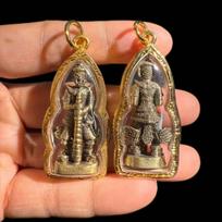 Thai Yaksha Ghost King Temple Gilded Shell - Genuine Buddhist Style Brand Taixin Yuan