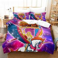 She Ra And The Princesses Of Power Bedding Set Single Twin Full Queen King Size Bed Set Aldult Boys Bedroom Duvet cover Sets 3D EU single(135x200cm)