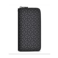 PLAYBOY Wallet, Large Capacity, Zipper Card Holder, Business Handbag, Black juoda
