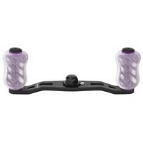 Gomexus FH95/85 Reel Handle Daiwa Shimano Bait Reel Compatible Carbon 85mm violetinė