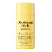 83G Vanilla & Pistachios Deodorant Stick, Odor Protection Perfumed Stick for Women & Men, Long Lasting Fresh Scent Underarm Care Cream Stick geltona