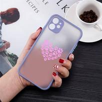 Cat Dog Paw Animal Phone Case For iPhone 13 12 11 Mini Pro XR XS Max 7 8 Plus X Matte transparent Gray Back Cover iPhone11pro gray