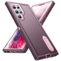 Case For Samsung Galaxy S24 S23 S22 Ultra plus A16 A06 A15 Heavy Duty Shockproof Anti-Scratch Rugged Protective Kickstand Cover Samsung S22 Plus