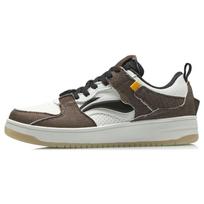 Li Ning Mici Pro Patogūs Universalūs Patvarūs Lengvi Kvėpuojantys Žemo profilio Ridinėjimo batai Vyriški Sportbačiai Balti Ruda AGCR313-3 39