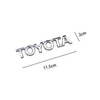 3D emblemos lipdukai Toyota priekiniam ir galiniam automobilio logotipui GT86 modifikacija RAV4 Corolla Camry Prado Crown REIZ CHR gray