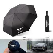 New 2026 Car Sticker 2025 Hot Car Logo Automatic Folding Windproof Sunshade Umbrella For Ford Mustang GT 2020 2019 2018 2017 201