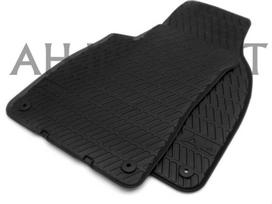Audi A4 B6 B7 2001-2009 Priekinis Juodas Guminis Kilimėlis VAG Originalus 8E1061501A041