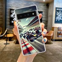 Phone Case Cover for Google Pixel 9 8 7 6 5 4 4XL 7A 6A 5A 4A 3A Pro XL 5G Transparent Soft TPU Nurburgring F1 Circuit Pattern Pixel  4XL