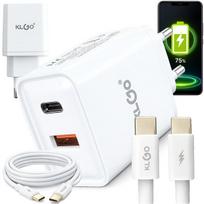 Greitas tinklo įkroviklis USB-C 35W + USB-A + kabelis