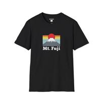 Mt Fuji Parody Logo T-Shirt, Retro Japan Graphic Tee XL
