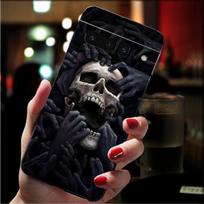 Phone Case For Google Pixel 10 9 Pro XL 9A 8 7 6 Pro Pixel 8A 7A 6A Pixel 8 7 6 5 Skull Art Case Google Pixel 10