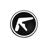 Petite Copper Aphex Twin Logo Pin Mini Brooches Backpack Accessories šviesiai pilka spalva