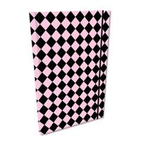 Užrašų knygutė A5 su trintuku Soft Touch Crate Pink - EV-Corp