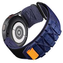 Greito užsegimo nailono kilpos laikrodžio apyrankė, skirta Samsung Galaxy Watch 6 Classic 43mm 47mm, spalvingos apyrankės Samsung Watch 4 5 6 40mm 44mm Pro 22mm