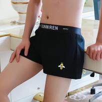 Nauji vyriški medvilniniai bokseriai Apatiniai drabužiai Mada Vyriški Greitai džiūstantys Strėlių formos kelnaitės Vyriški Laisvi Didelio dydžio Bokseriai 3XL tamsiai pilka spalva