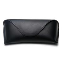 Soft Magnet Leather Sunglasses Case Unsex Eyeglasses Box Women Black Spectacle Cases juoda