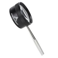 35X 50mm Nešiojamas Rankinis Didintuvas Didinamasis Stiklas su Rankena Papuošalų Identifikavimui Skaitymui