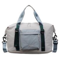 Portable Expandable Travel Bag Color-matching Large Capacity Luggage Bag For Short-distance Travel One-shoulder Storage Bag Folding Fitness Bag pilka