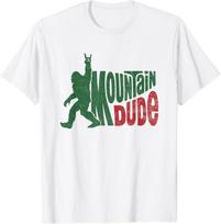 Mountain Dude Funny Bigfoot Sasquatch Hiking Gift T-Shirt S