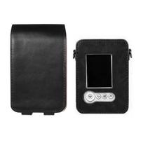 Compact Size Instant Camera Case Bag PU Leather with Shoulder Strap Compatible with Fuji Mini LiPlay juoda