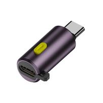 Aluminum Alloy USB C Adapter Support 240W Fast Charging Build In LED Screen Power Consumption Tracking Function