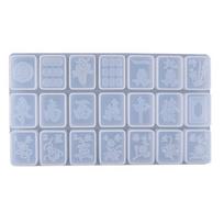 Mahjong Game Tiles Resin Molds Handmade Gift DIY Craft for Creative Decor
