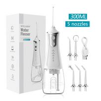 Nešiojamas burnos irigatorius, įkraunamas per USB, 300 ml