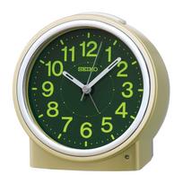 Seiko Clock KR518G Alarm Automatic Resin Night Pale Gold 116 x 115 x 81mm Clock, Light-Up, Analog, Light-Concentrating Dial, Visibility, Pearl,