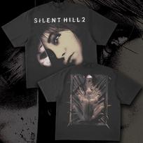 Silent Hill 100 Cotton Printed TShirt Black Horror Game Unisex Gothic Style 100 Cotton Couple Streetwear Top M
