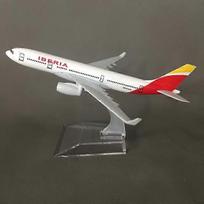 JASON TUTU Spain Iberia Airlines A330 Plane Model Airplane Model Aircraft Model Diecast Metal Airplanes Model 16cm 1:400 Plane