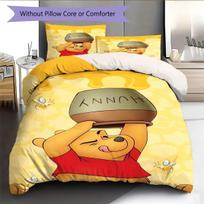 Winnie The Pooh, Who Loves Honey, Is The Perfect Choice for Decorating A Child's Bedroom. Comfortable Bedding Sets. 135x200cm