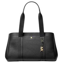 Michael Kors Classic Logo Vintage Leather Tote Bag Women handbags Black 30T5G1ZT7L-BLACK Basic Set (Bag) black