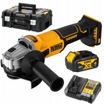 Šlifuoklis Dewalt DEWALT kampinis šlifuoklis 125mm 18V DCG407M1T 1x4,0Ah BL TSTAK | DCG407M1T-QW | 5035048844311