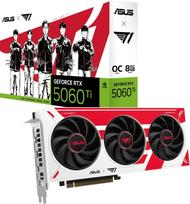 Vaizdo plokštė Asus GeForce RTX 5060 Ti T1 OC 8GB DLSS 4 | T1-RTX5060TI-O8G-GAMING