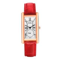 Hi Fashion Watch Prabangūs moteriški kvarciniai laikrodžiai, vandeniui atsparūs moteriški laikrodžiai, moteriški rankiniai laikrodžiai raudona