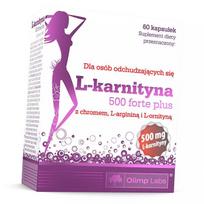 Karnitino tartratas su amino rūgštimis, L-Carnitine forte plus, Olimp Nutrition  (02283025) 60caps