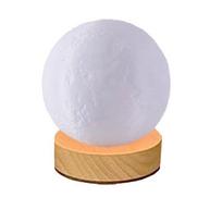 RGB 3D mėnulis USB naktinės lempos valdymas 3 spalvų laidinė LED stalinė lempa mėnulis warm light